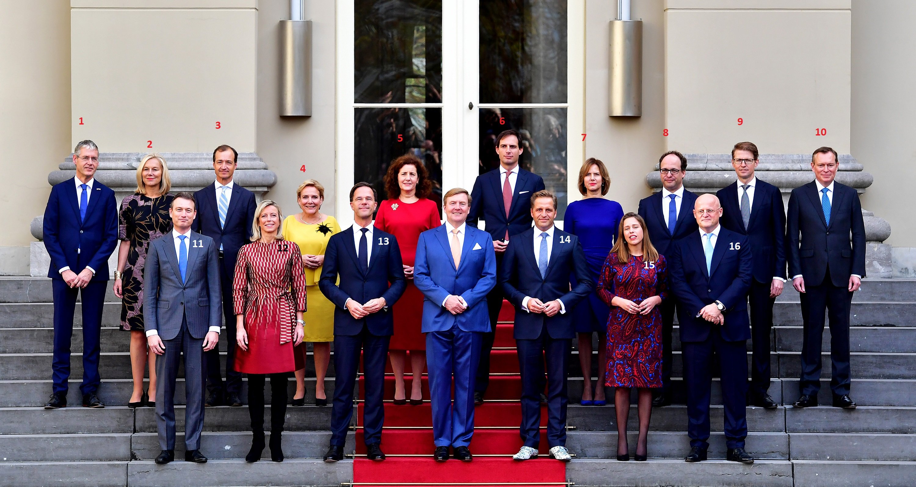 Rutte III, kabinet, bordes