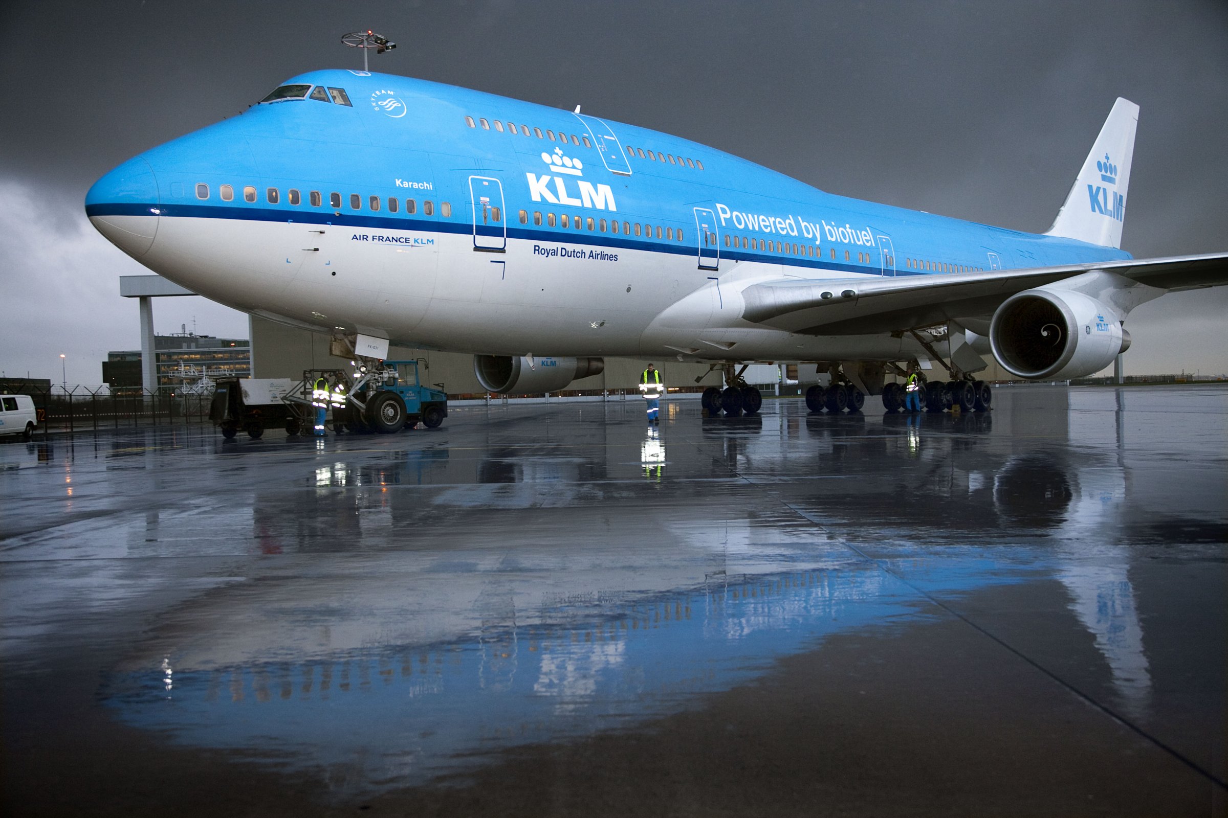 KLM vliegtuig