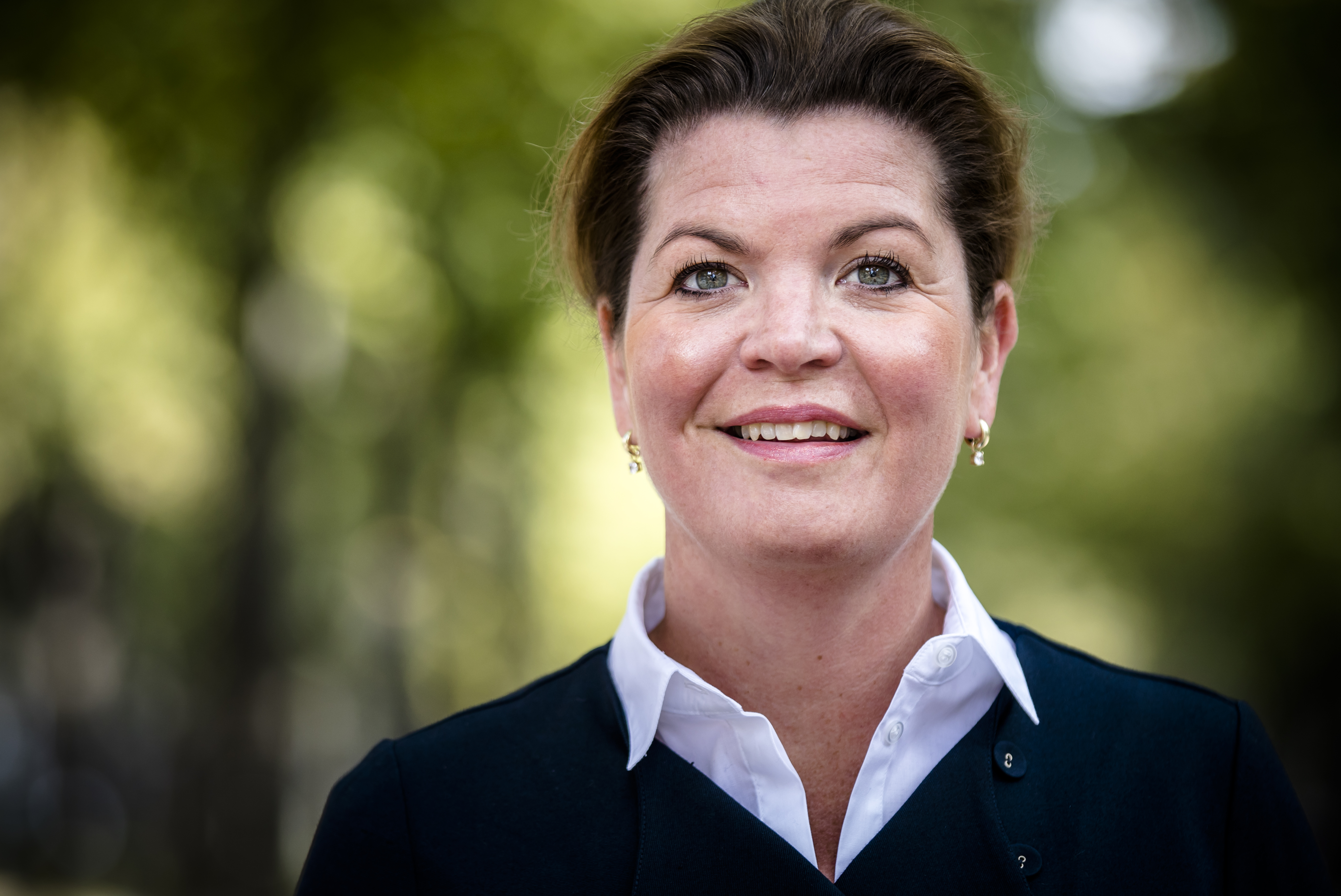 2017-09-20 12:50:39 DEN HAAG - Portret van Christianne van der Wal. Zij zit in het hoofdbestuur van de VVD en is lijsttrekker voor die partij bij de gemeenteraadsverkiezingen in Harderwijk. ANP BART MAAT