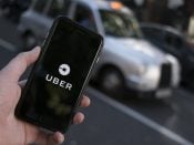 2017-09-22 13:12:01 epa06219391 An Uber logo on a mobile telephone in central London, Britain, 22 September 2017. Transport for London (TFL), the governing body responsible for transport in London, announced on 22 September 2017 that they will not renew Uber's license as a private hire operator in the city. Transport for London has informed Uber London Limited that it will not be issued with a private hire operator licence after expiry of its current licence on 30 September 2017. EPA/WILL OLIVER