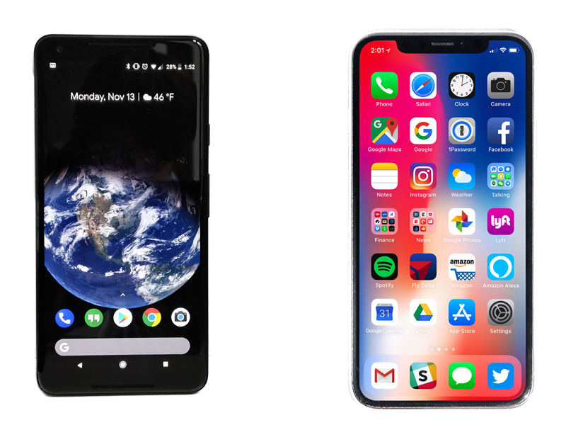 Pixel 4 vs iphone x. Google Pixel 10.