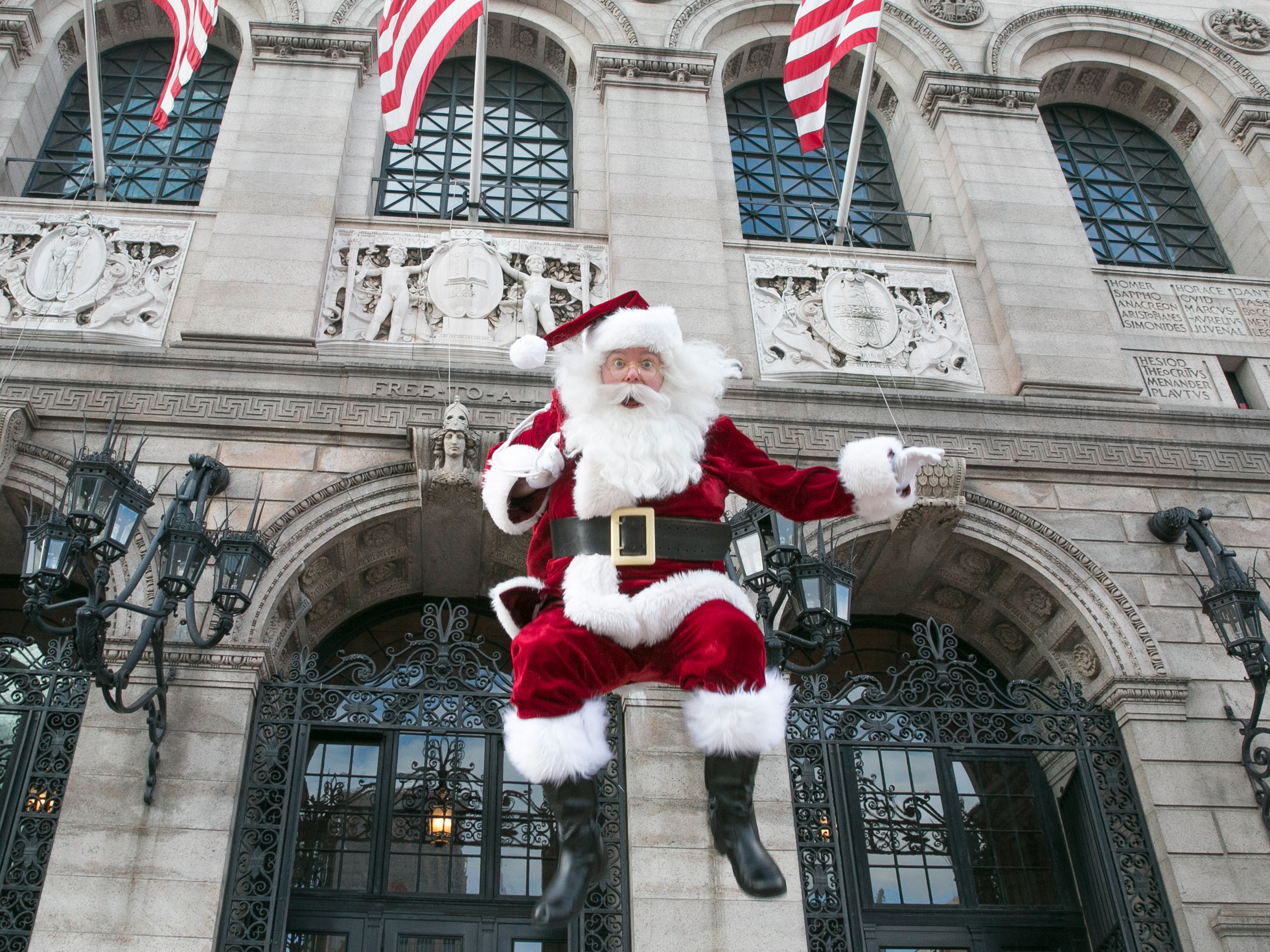 Santa москве. Американский Санта.