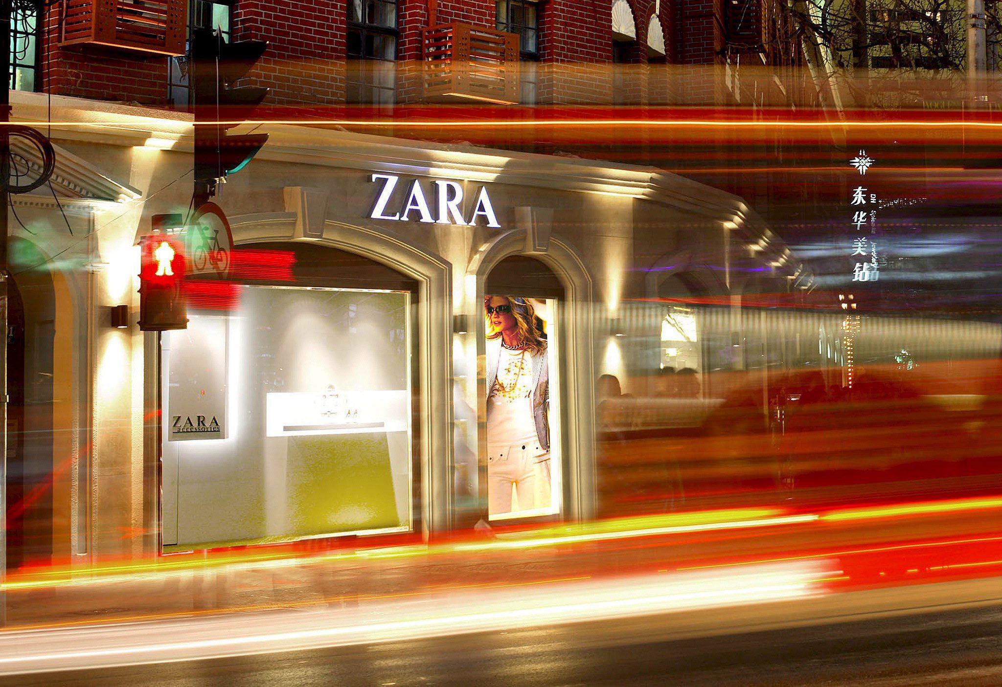 Een Zara-winkel in Shanghai. Foto: EPA