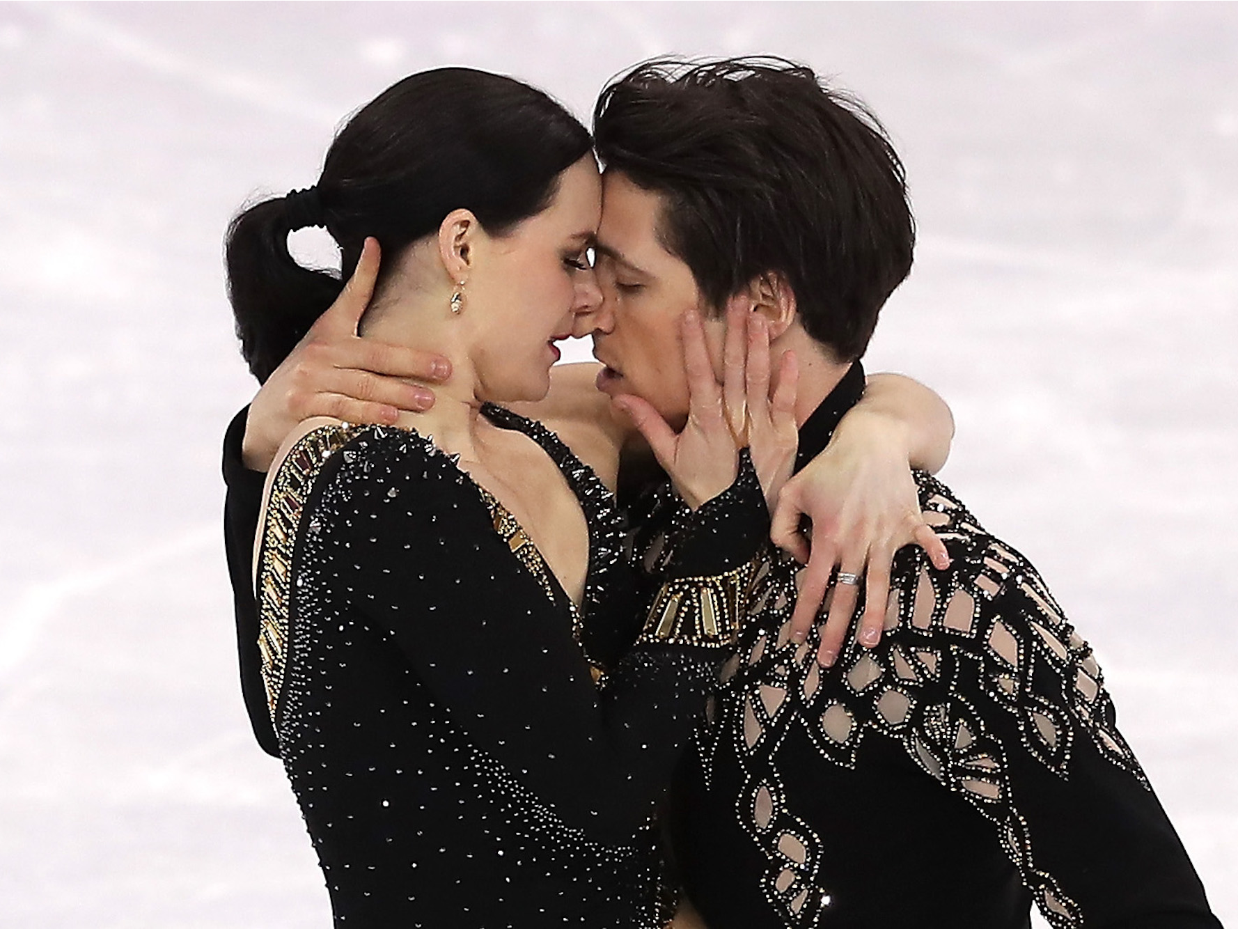 A pair of Canadian figure skaters who just won gold at the Olympics had to tone down their raunchy routine because it was like a porno