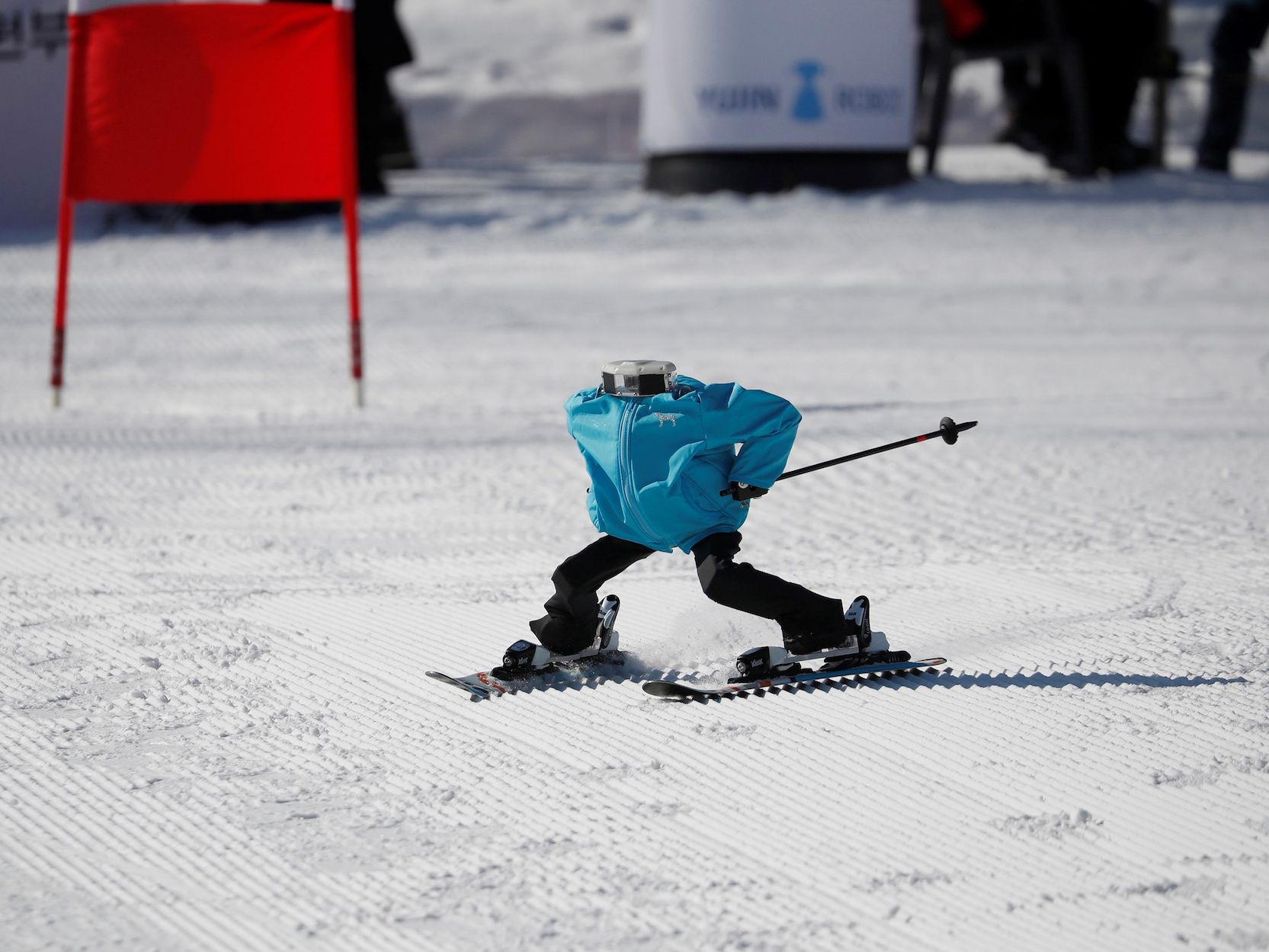 olympische winterspelen pyeongchang robots skiën