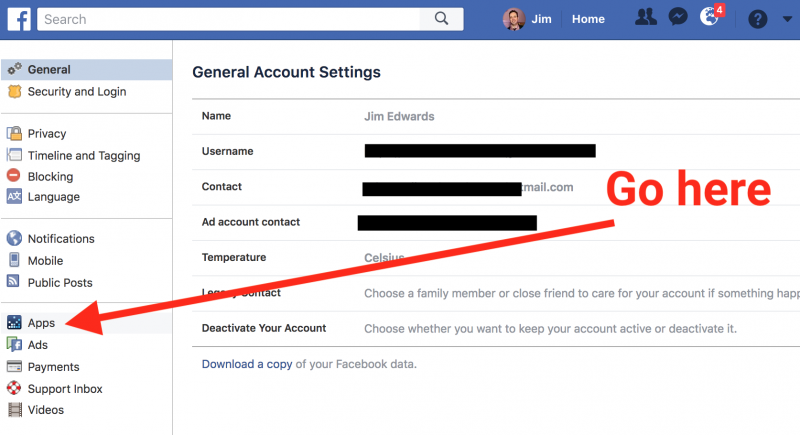 Facebook turn platform off 3