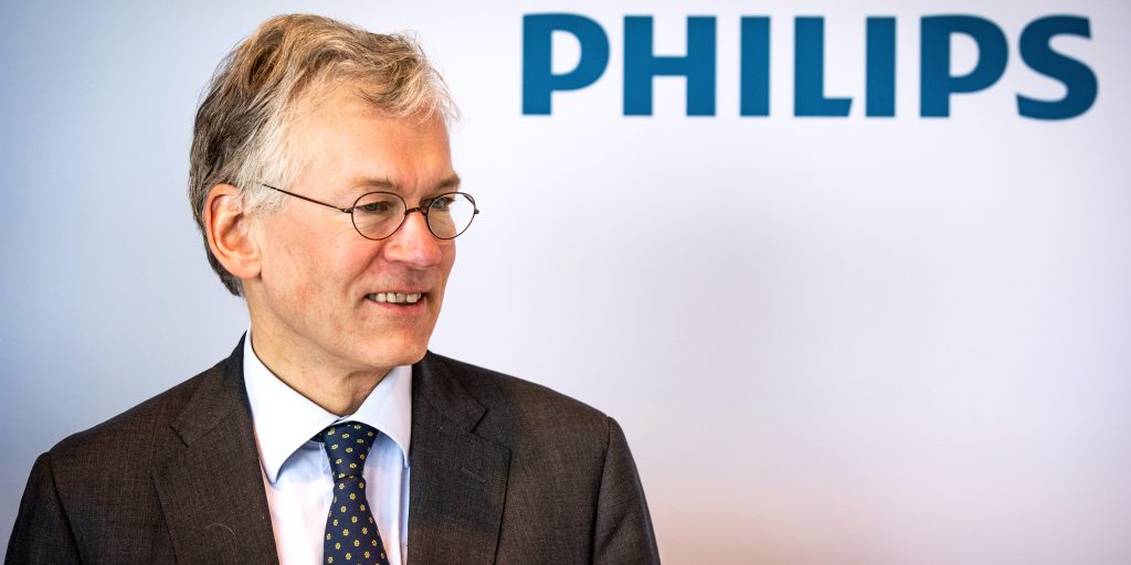 CEO Frans van Houten van Phiilips.