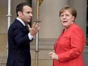 De Franse president Macron en de Duitse bondskanselier Merkel.