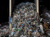 Een berg plastic flessen in Istanbul. Foto: Chris McGrath/Getty