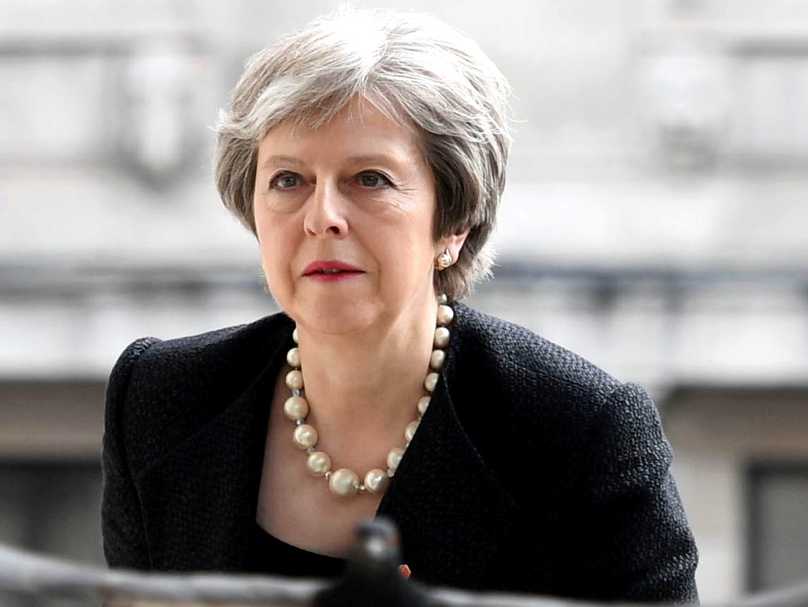 De Britse premier Theresa May. Foto: Reuters.