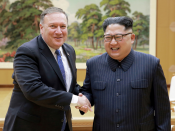 Kim Jong-un, Mike Pompeo, Donald Trump