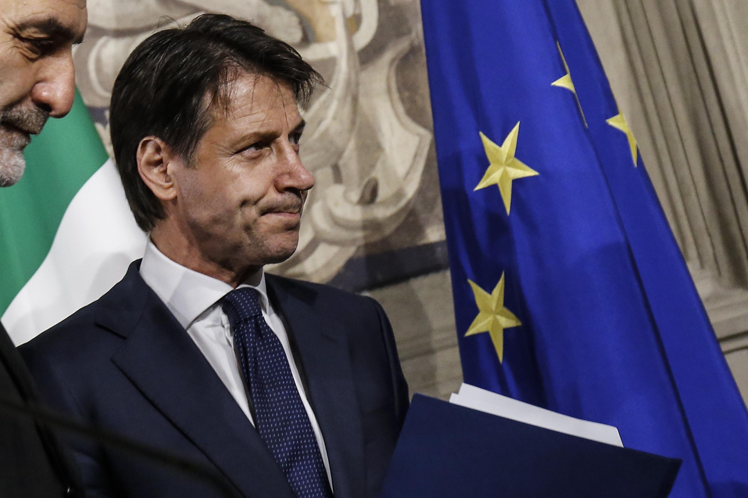 italie regering coalitie vijfsterrenbeweging giuseppe conte