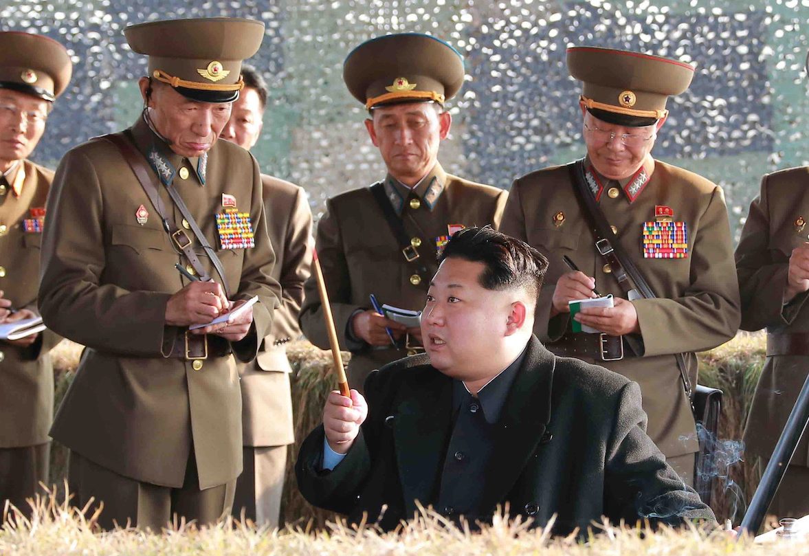 De Noord-Koreaanse leider Kim Jong Un