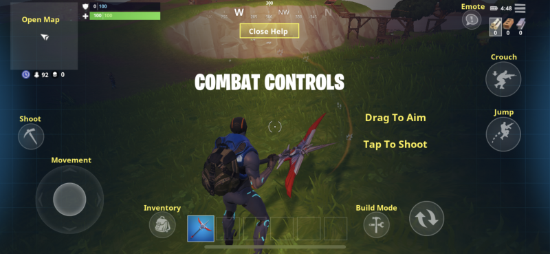 if you re interested here are the controls for fortnite if you re playing on an iphone as you can see it s very simple - fortnite pc reden