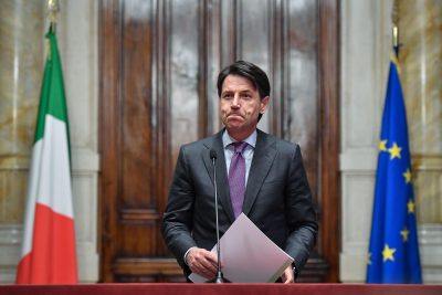 italie conte premier italie eurozone vijfsterrenbeweging