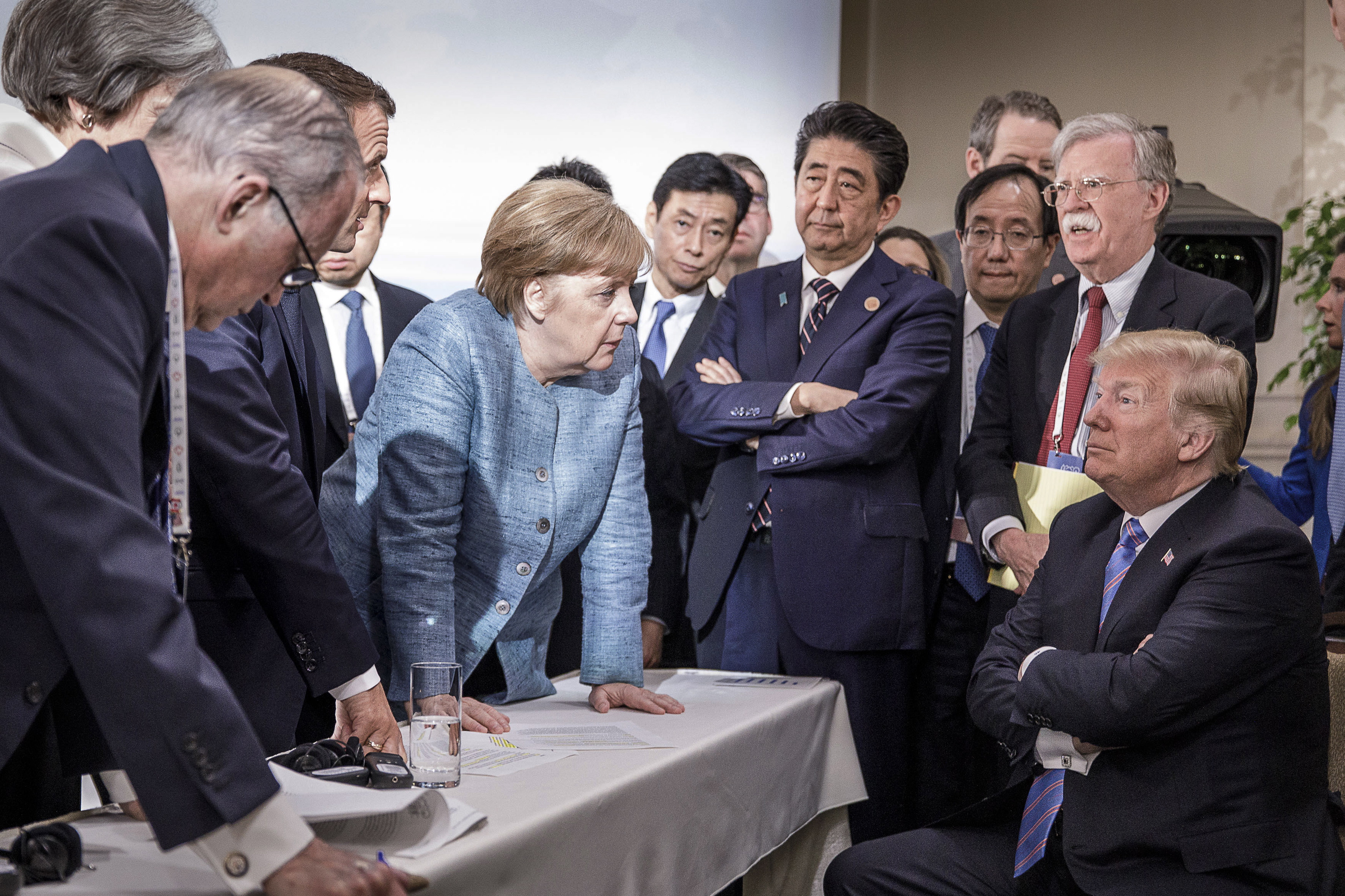 Trump, G7, handelsoorlog, Canada, Trudeau