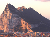The Rock, het beroemde herkenningspunt van Gibraltar. Foto: Getty / Pablo Blazquez Dominguez