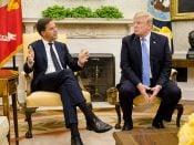 Premier Mark Rutte op bezoek bij de Amerikaanse president Donald Trump