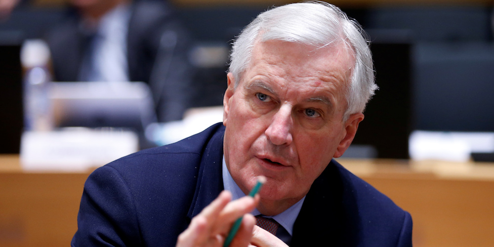 Michel Barnier, hoofdonderhandelaar van de EU voor de Brexit.