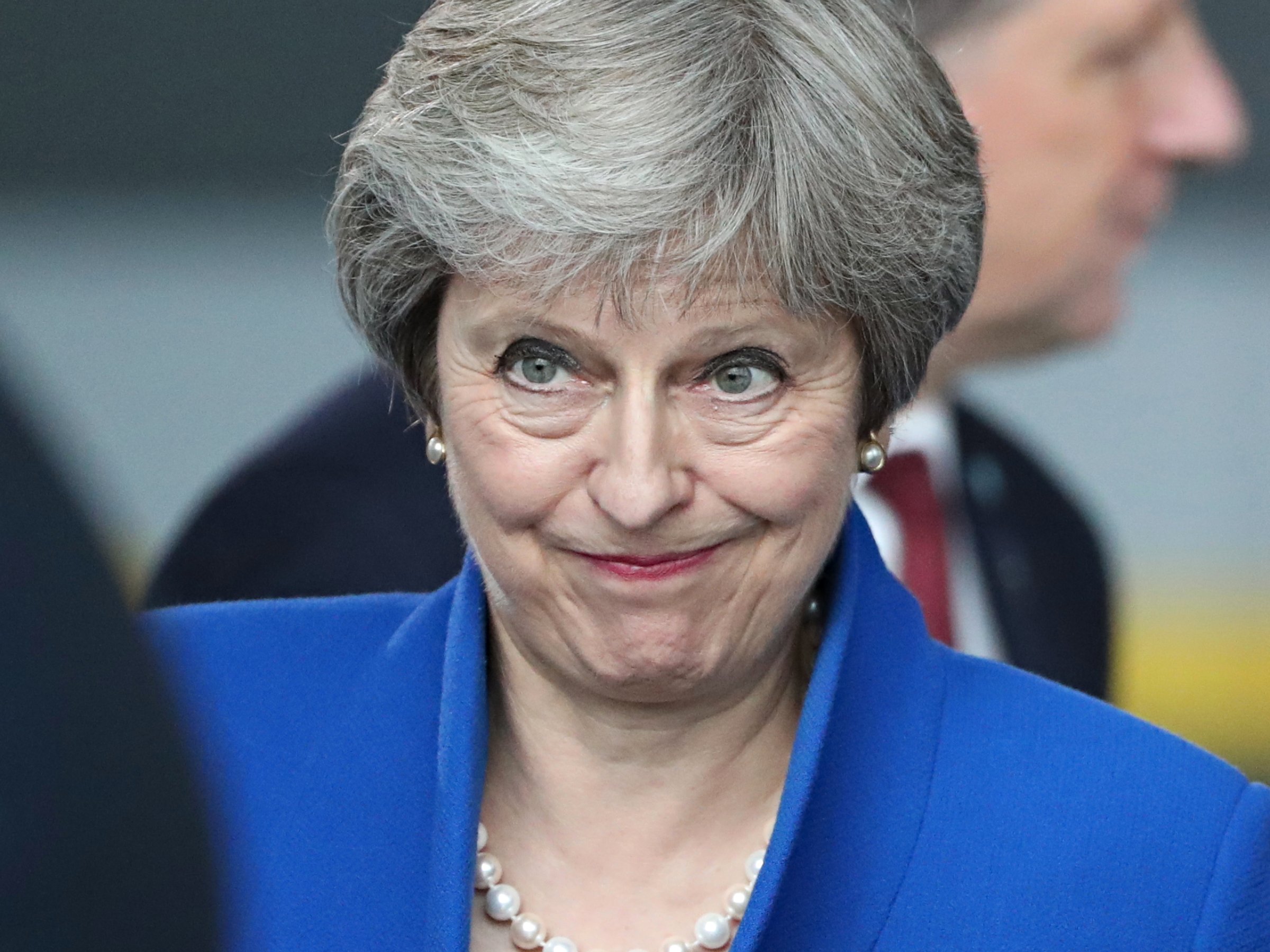 De Britse premier Theresa May
