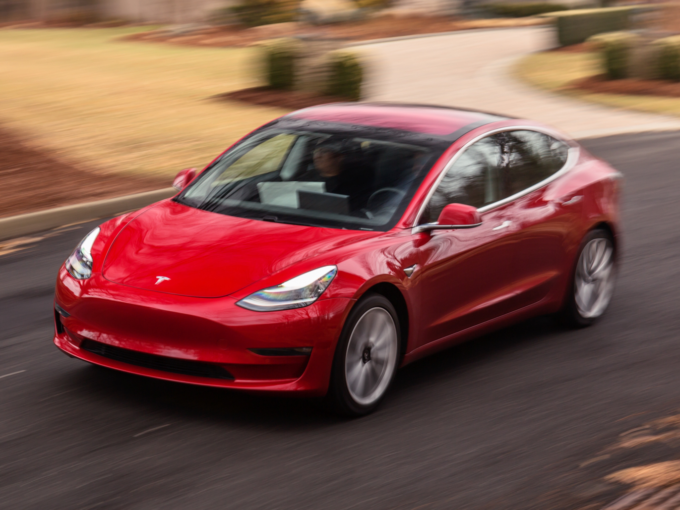 De Model 3 van Tesla. Hollis Johnson/Business Insider