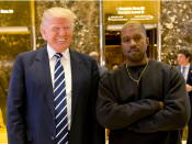 Trump en Kanye West
