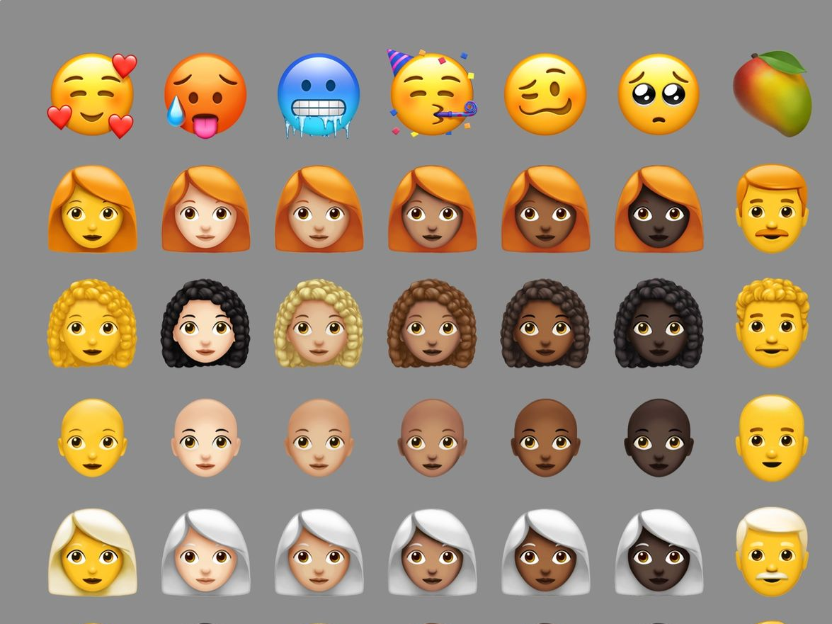 Here’s every single new emoji that just became available for iPhones.