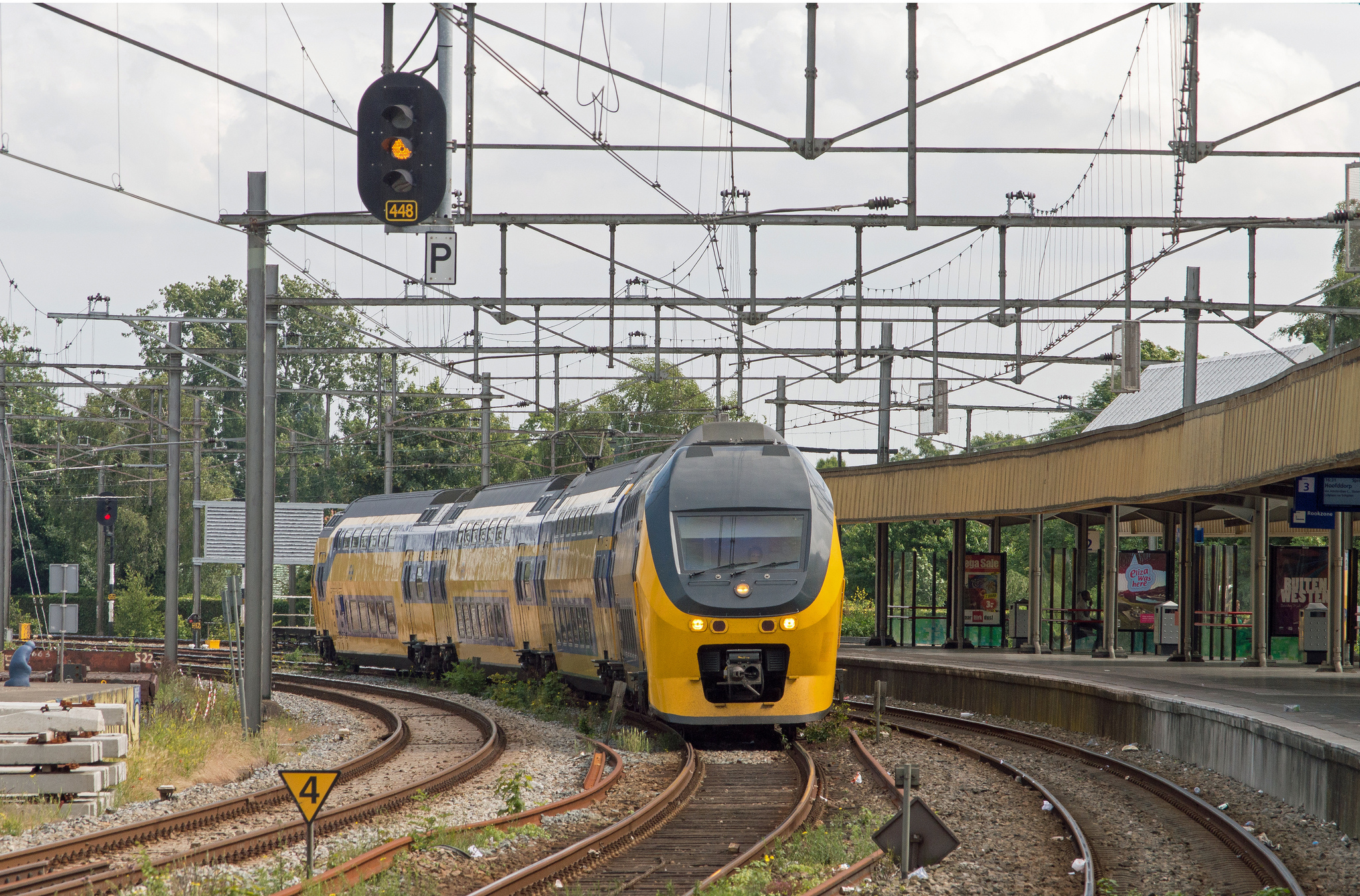 Een trein van de NS bij station Amsterdam Muiderpoort. Foto: Rob Dammers/Flickr