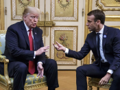 NAVO Trump Macron