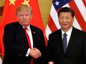 De Amerikaanse president Donald Trump en president Xi Jinping van China.