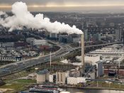 De kolencentrale van Nuon in Amsterdam.