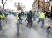 Demonstraties in Parijs
