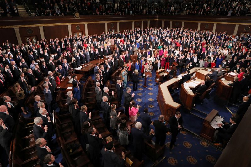 This is what today's historic swearing-in of the 116th Congress looked like