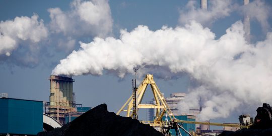 De hoogovens van staalbedrijf Tata Steel.
