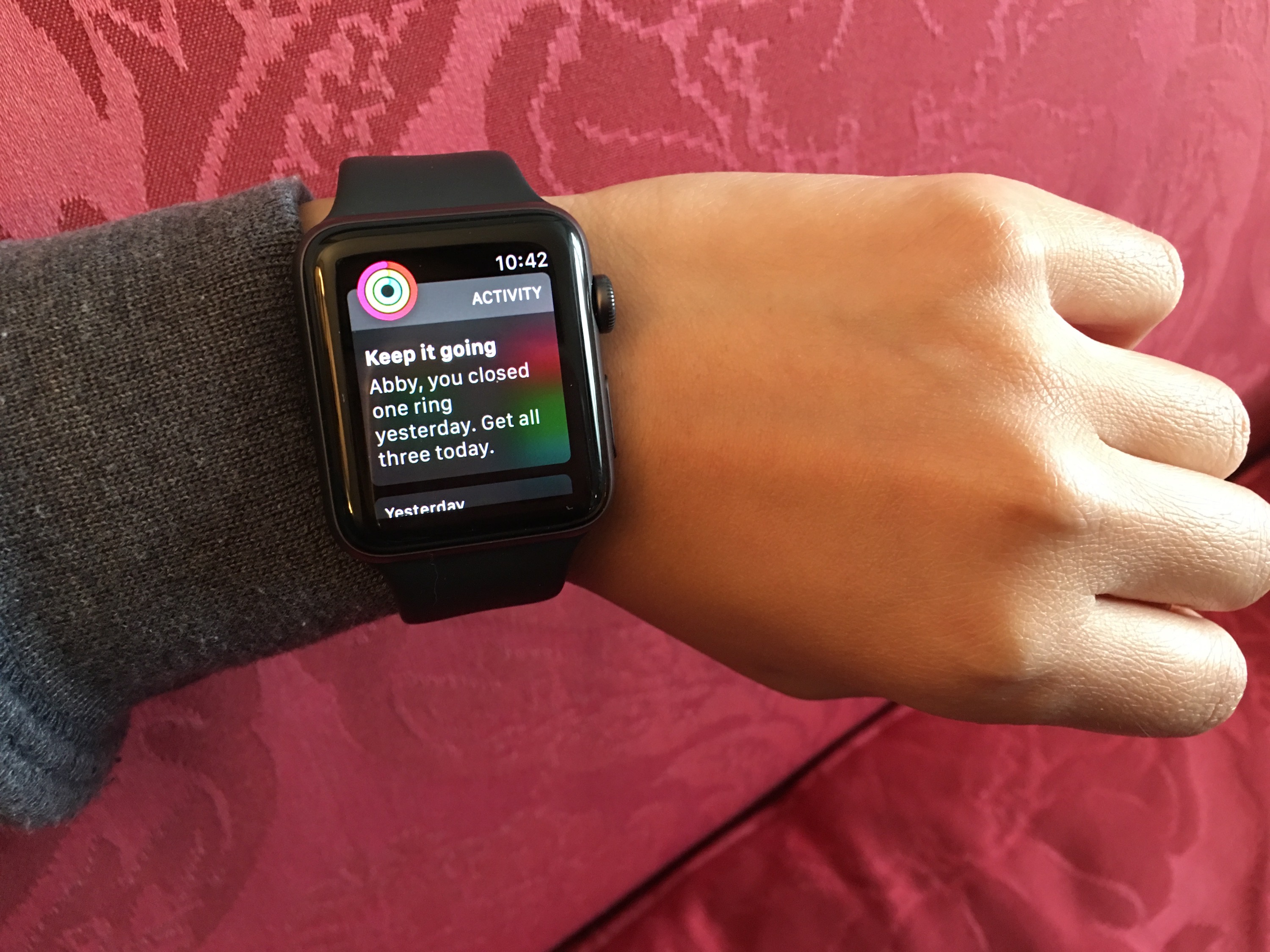 How to change move best sale activity on apple watch