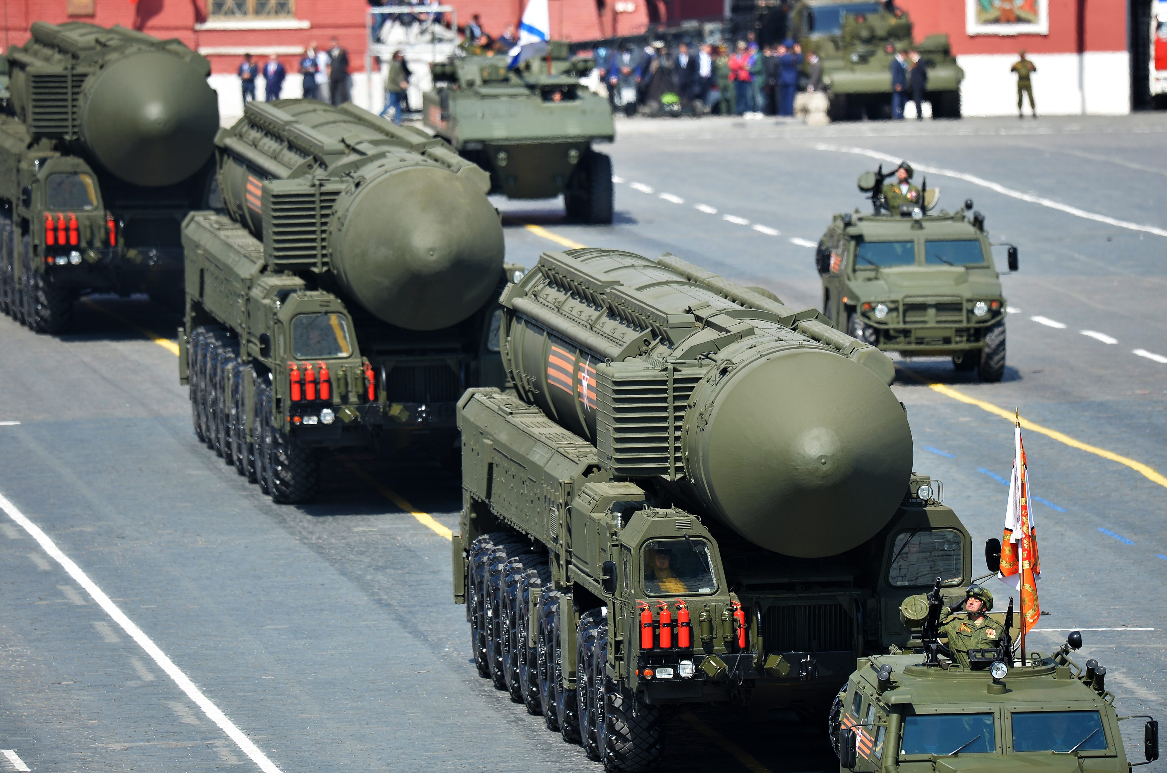 Russische RS-24-raketten kunnen geladen worden met meerdere kernkoppen.