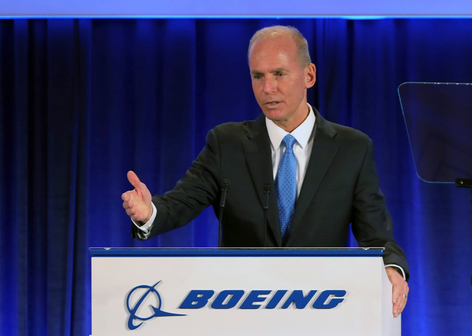CEO Dennis Muilenburg van Boeing