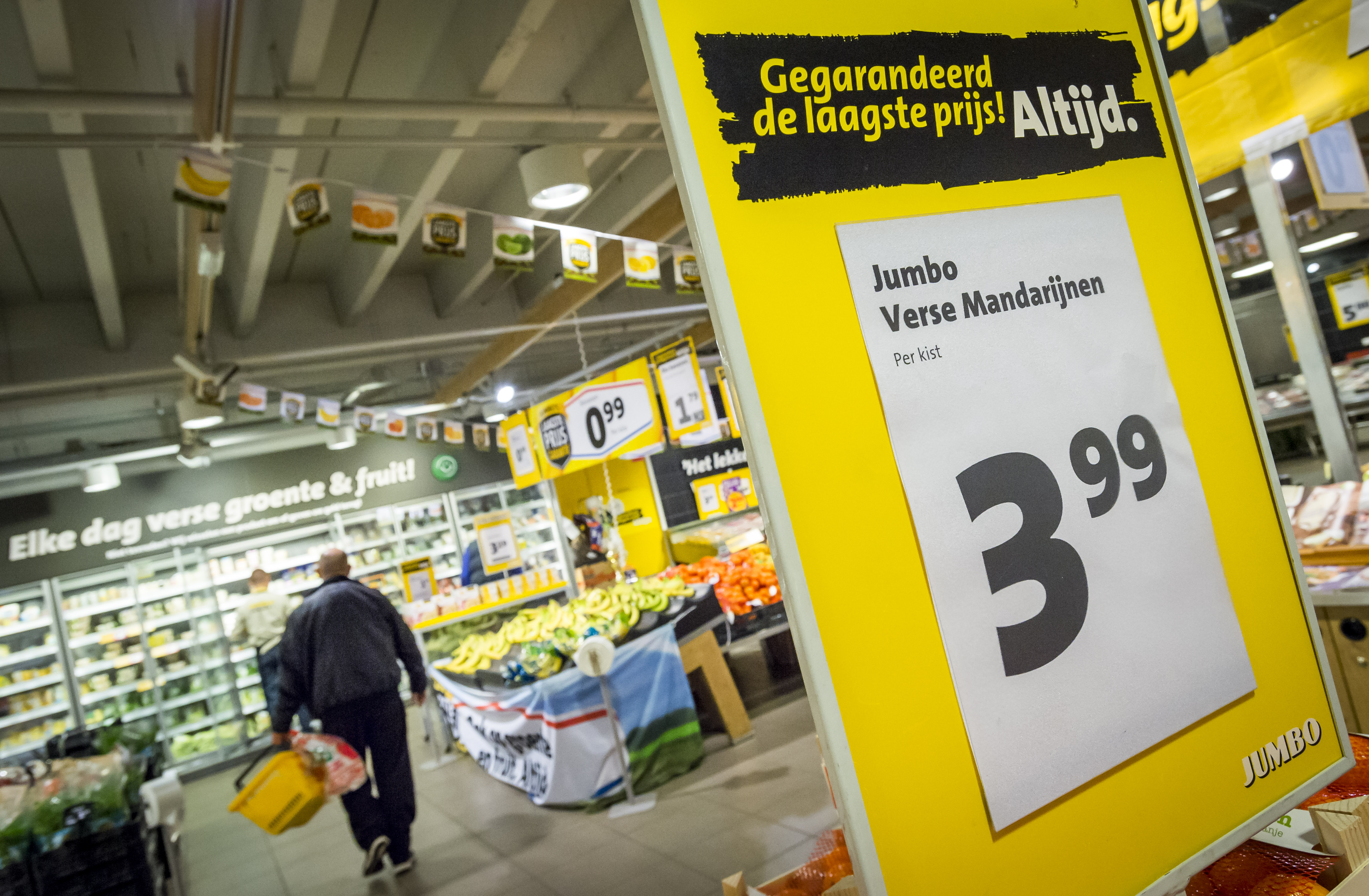 Prijzen in de supermarkt zijn vaak afgerond op een 9.