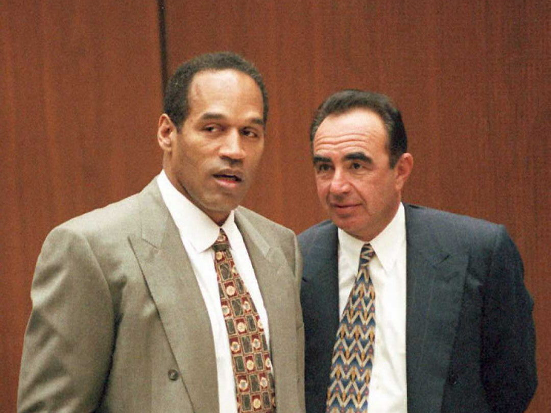 Robert Shapiro, who defended O.J. Simpson alongside Robert Kardashian ...