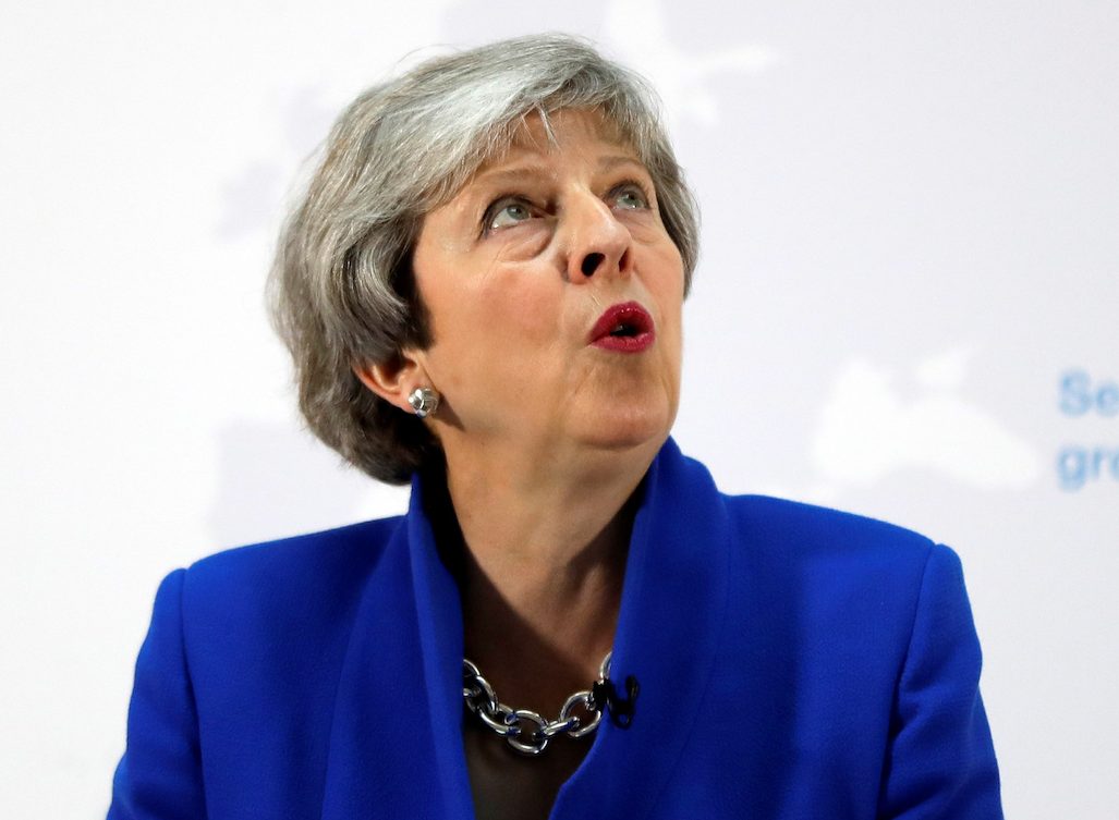 De Britse premier Theresa May. Foto: Reuters