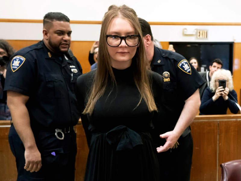 Socialite scammer Anna Delvey has been sentenced to prison