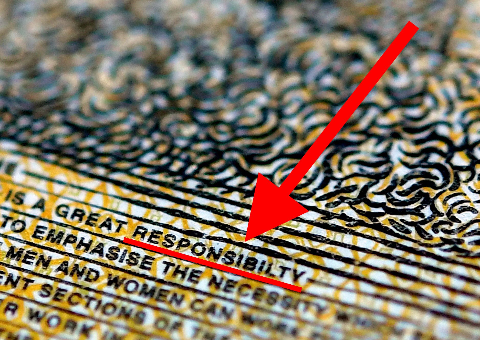 Op het nieuwe Australische briefje van 50 dollar staat het woord 'responsibility' (verantwoordelijkheid) gespeld als 'responsibilty'.