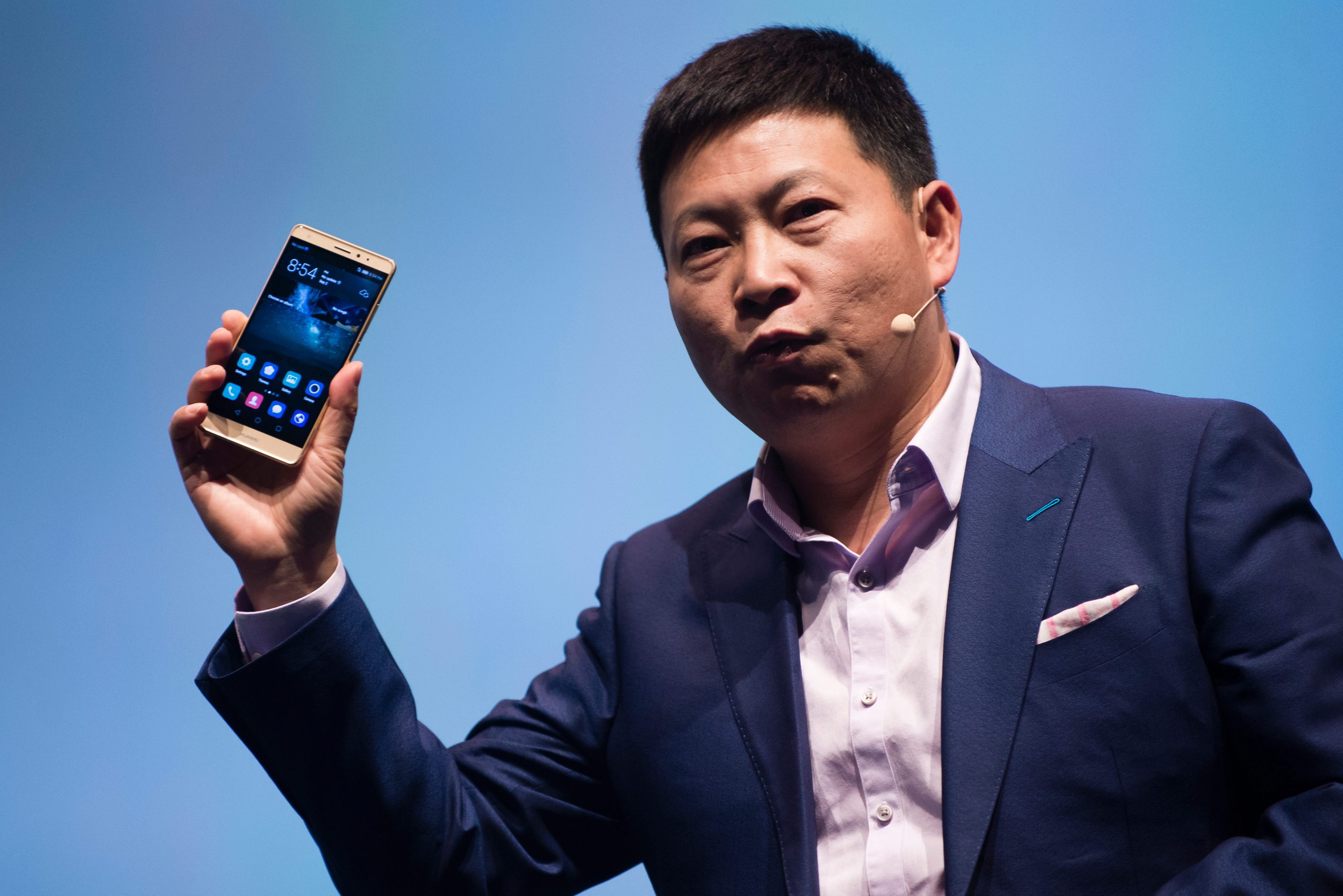 Richard Yu, die aan het hoofd van de consumentendivisie van Huawei staat