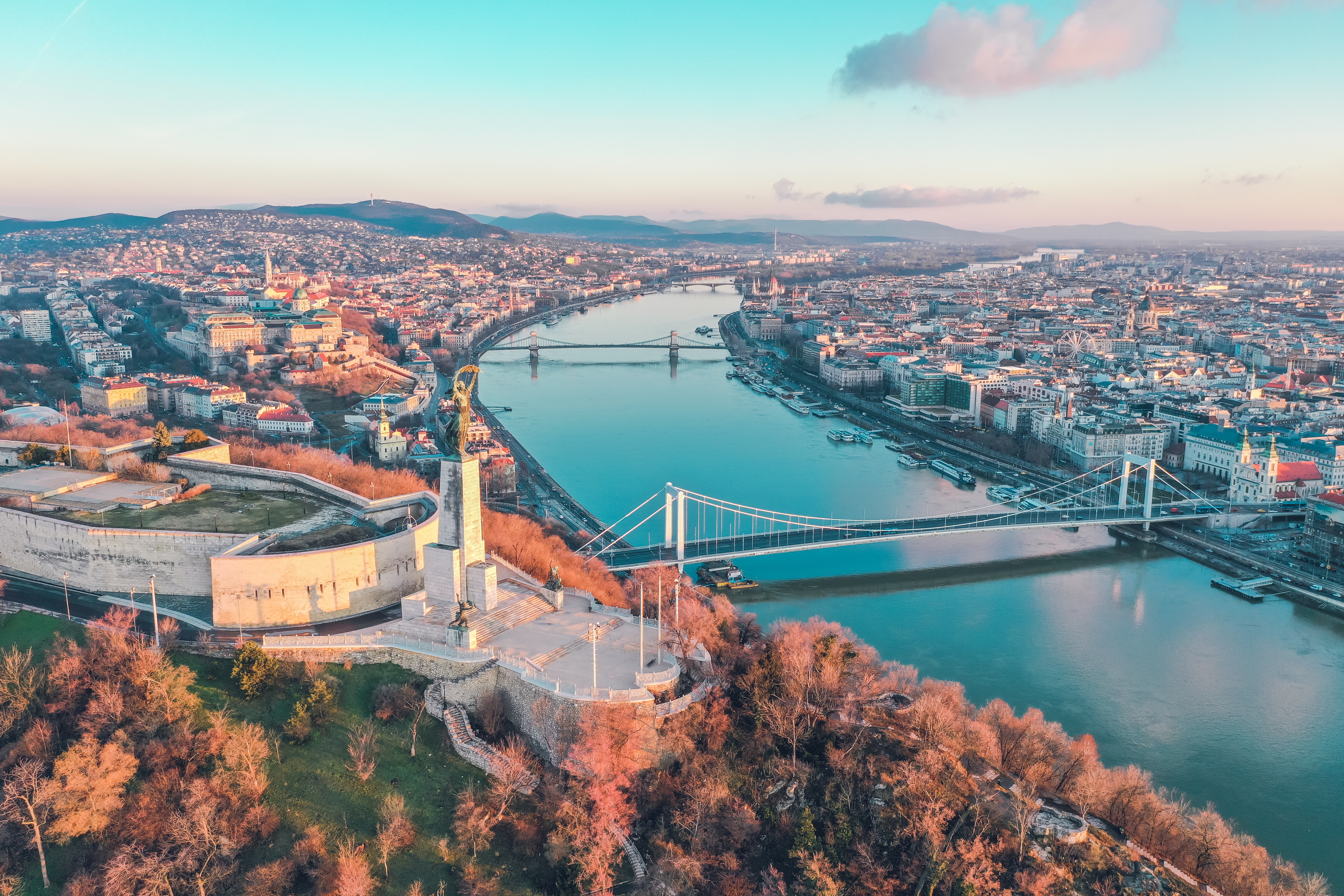 De Hongaarse hoofdstad Budapest