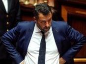 Vicepremier Matteo Salvini van Lega stuurt aan op nieuwe verkiezingen in Italië.