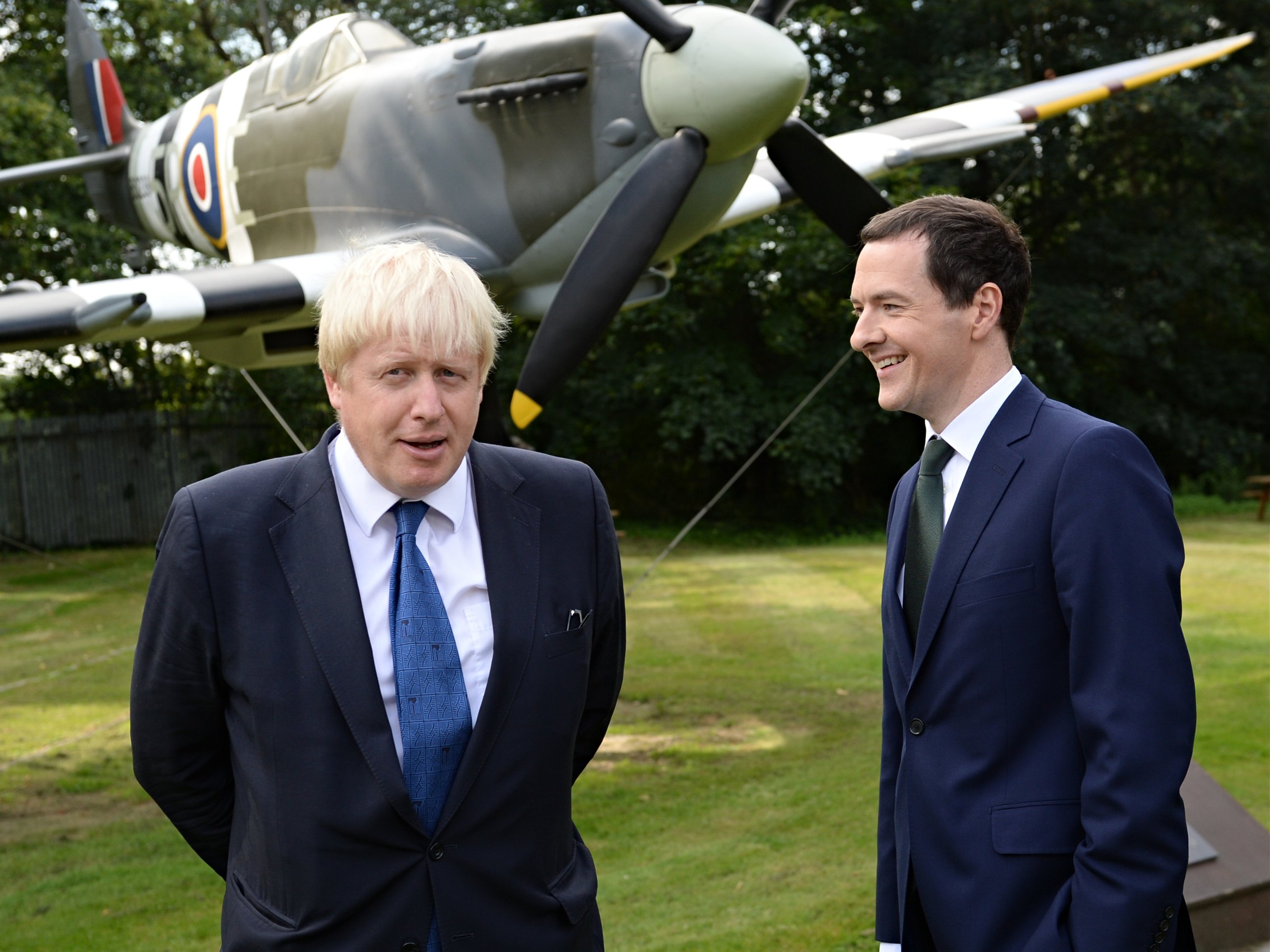 Boris Johnson en George Osborne.