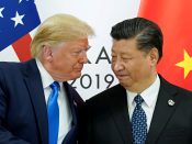 De Amerikaanse president Donald Trump en zijn Chinese collega Xi Jinping.
