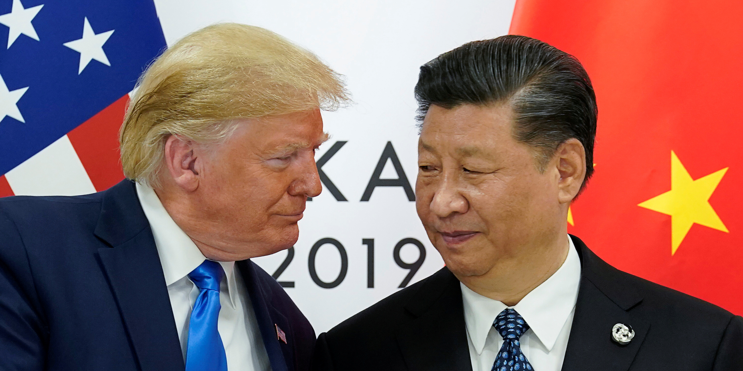 Donald Trump en Xi Jinping