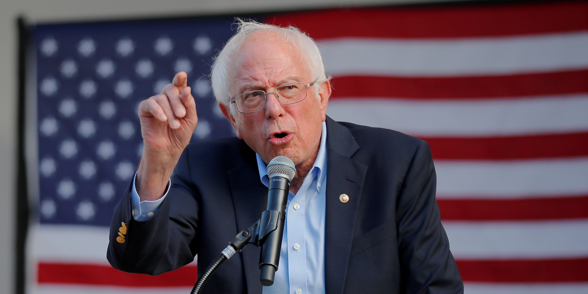 Politicus Bernie Sanders met hartklachten naar ziekenhuis in Las Vegas