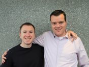 GitLab-oprichters Dmitriy Zaporozhets (links) en Sid Sijbrandij (rechts).
